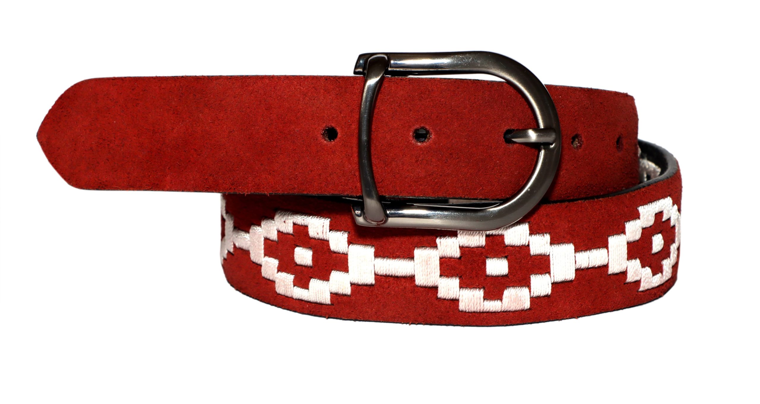 Suede Polo Leather Belt